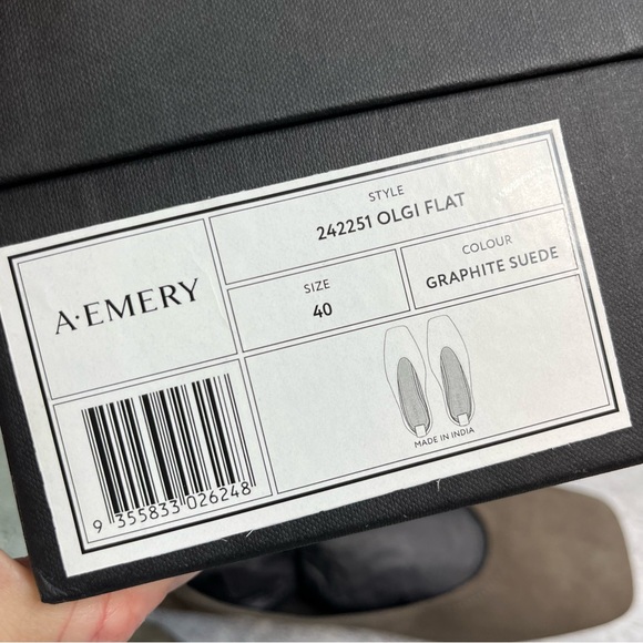 A.Emery Olgi Flats Grey Suede 40 - Picture 7 of 7